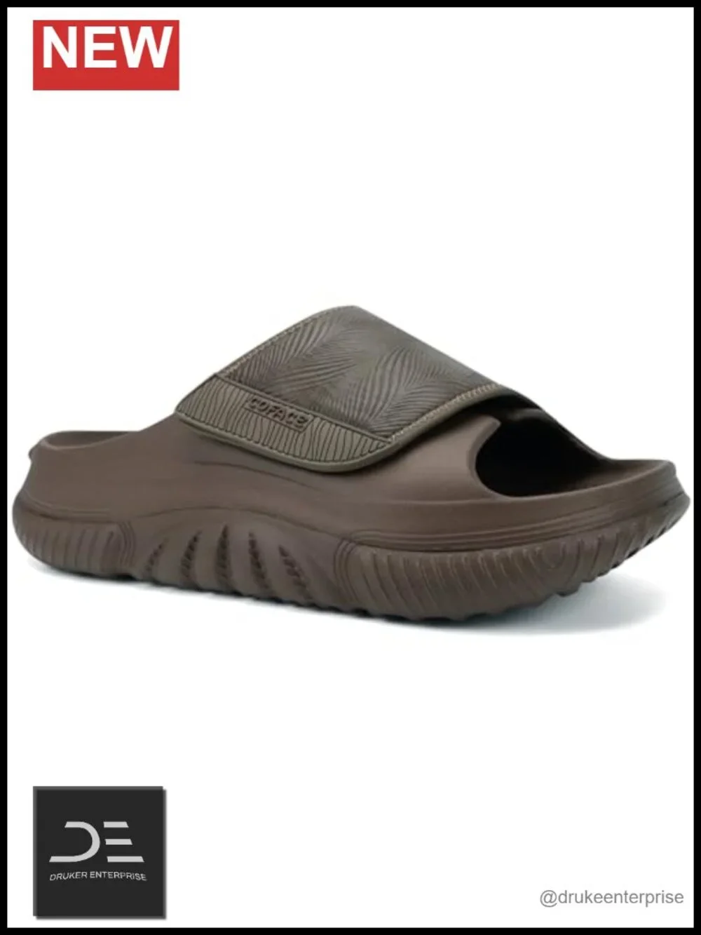 Orthotic Arch Support Recovery Sandals Men Comfort Adjustable Thick Cushioned